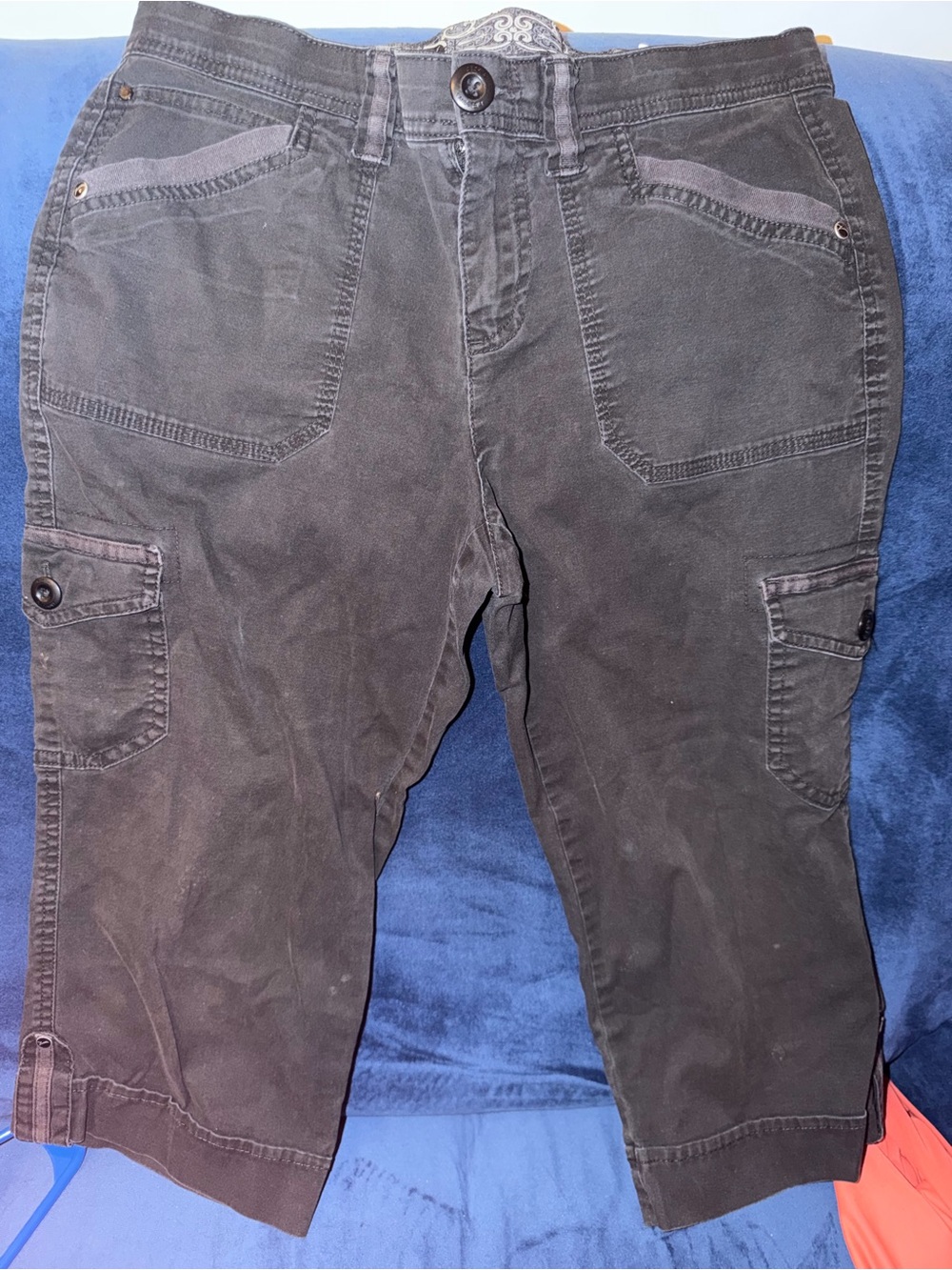 Gloria Vanderbilt Vintage Women’s Cargo Capri Shorts